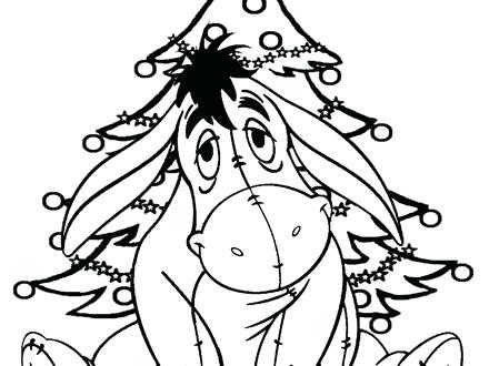 440x330 Baby Eeyore Coloring Pages Cartoon Critters Cuties Page Colouring