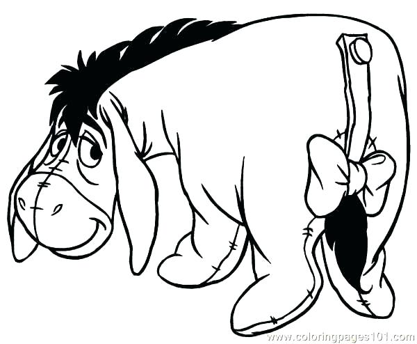 600x494 Baby Eeyore Coloring Pages Cute Baby Coloring Pages Printable