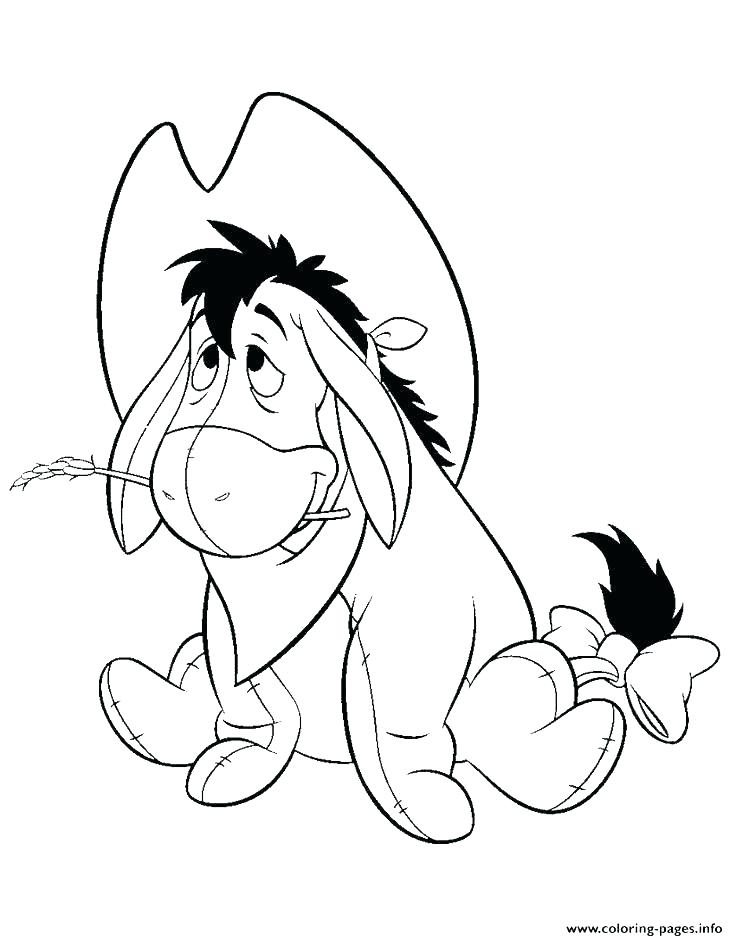736x940 Eeyore Coloring Page Coloring Pages Baby Coloring Pages Coloring