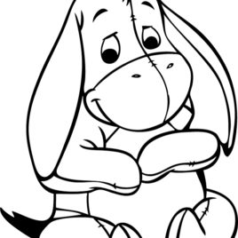 268x268 Pages Disney Baby Pluto Coloring Pages Disney Eeyore Coloring