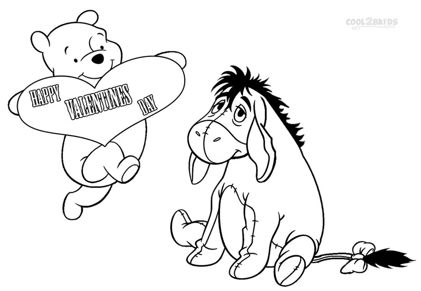 850x588 Printable Eeyore Coloring Pages For Kids