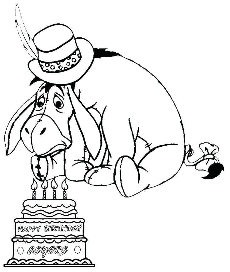 736x873 Baby Eeyore Coloring Pages Baby Coloring Pages Coloring Pages