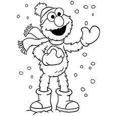 230x230 Cute Elmo Coloring Pages