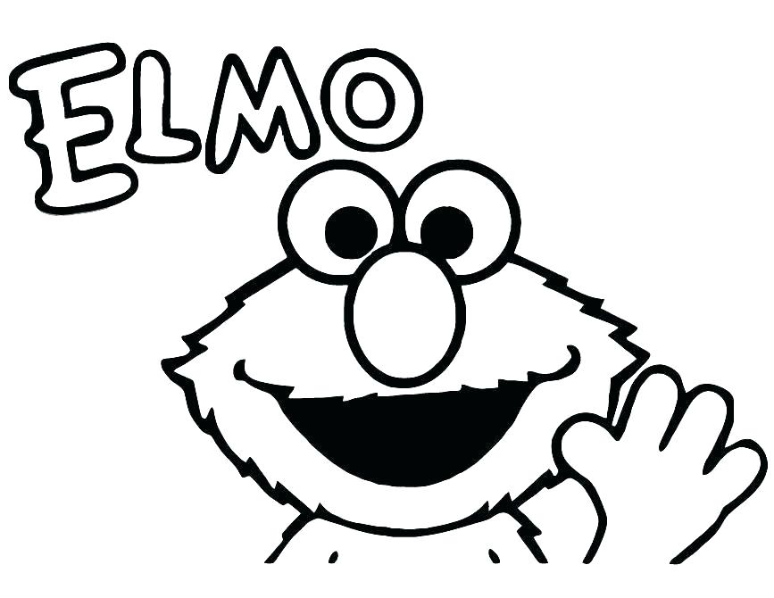 867x670 Baby Elmo Coloring Pages