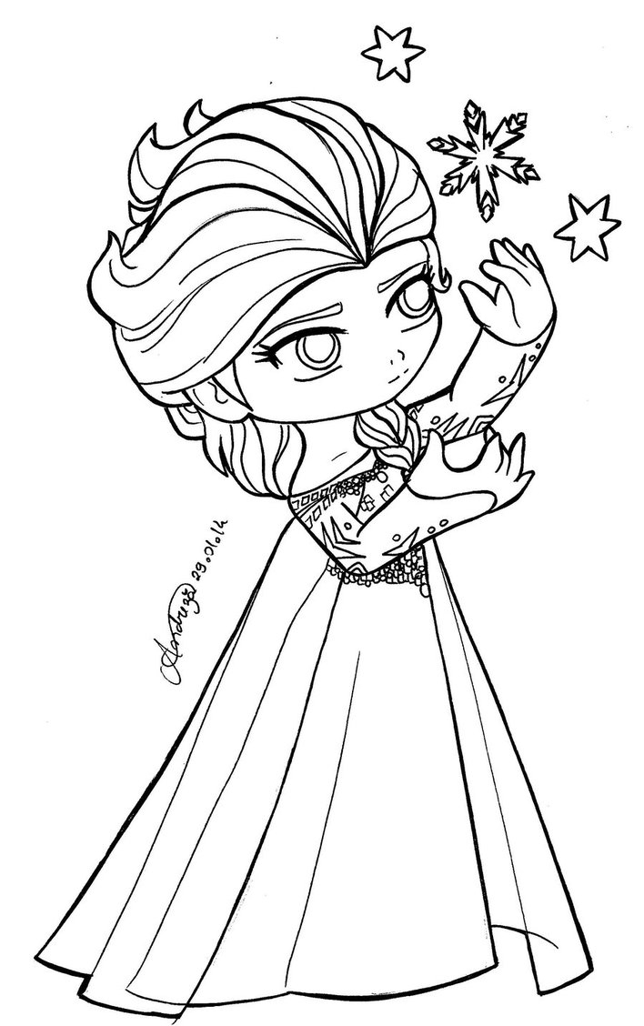 708x1128 Baby Elsa Coloring Pages Printable Free Coloring Sheets