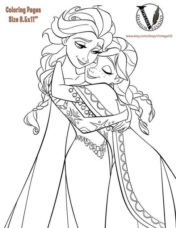 570x738 Frozen Coloring Pages Baby Sven Free Coloring Pages For Kids