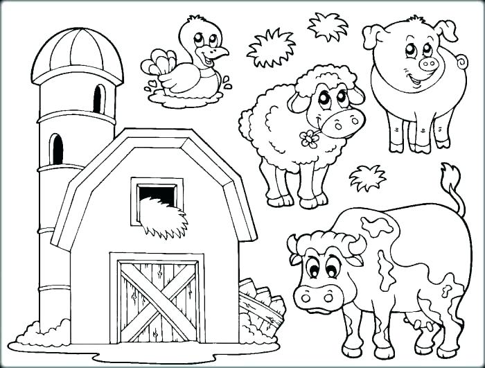 700x531 Farm Animal Coloring Pages Printable