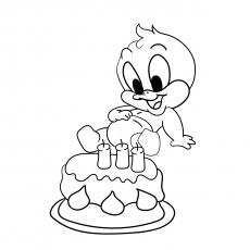 230x230 Top Daffy Duck Coloring Pages For Kids