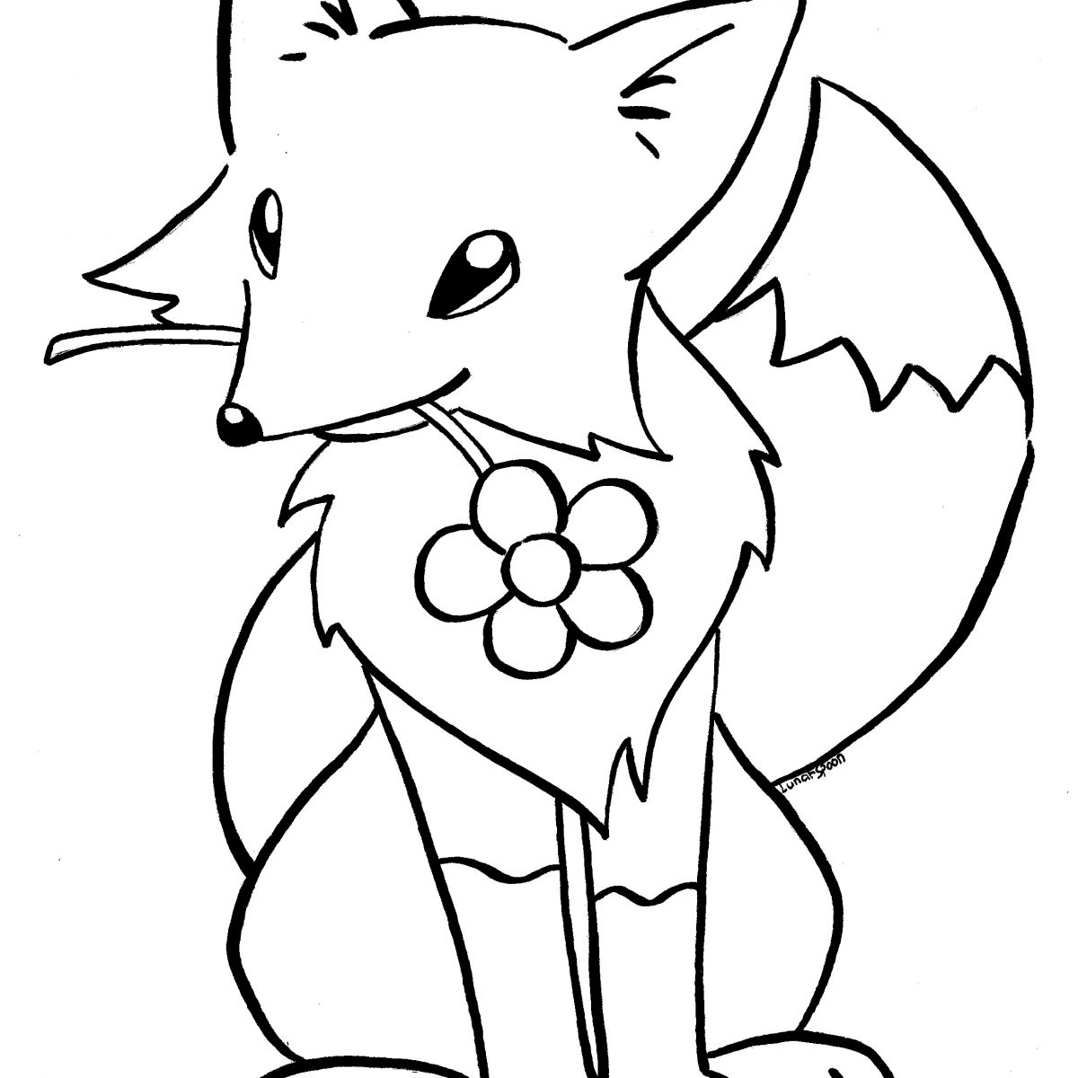 1200x1200 Fox To Color New Coloring Sheets