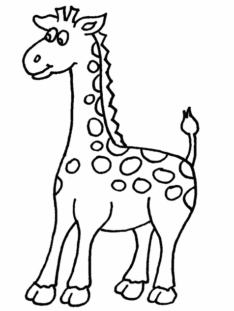476x633 Cute Baby Giraffe Coloring Page Coloring Book