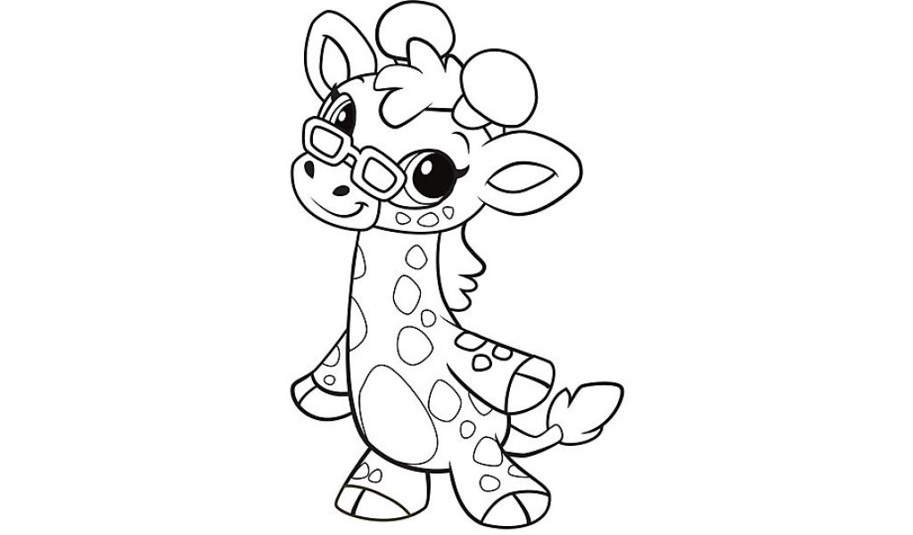 1024x600 Baby Giraffe Coloring Pages Baby Giraffe Pictures To Colour