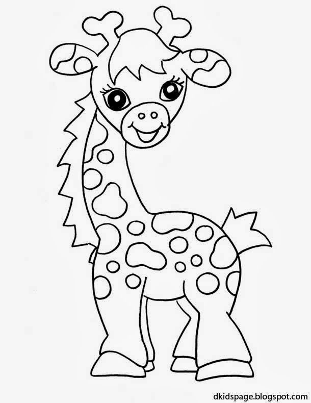 610x790 Baby Giraffe Coloring Pages Ba Giraffe Coloring Pages Many