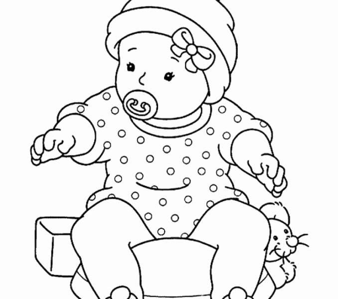 678x600 Baby Girl Coloring Pages Coloring Page Purse Hanger Coloring Pages