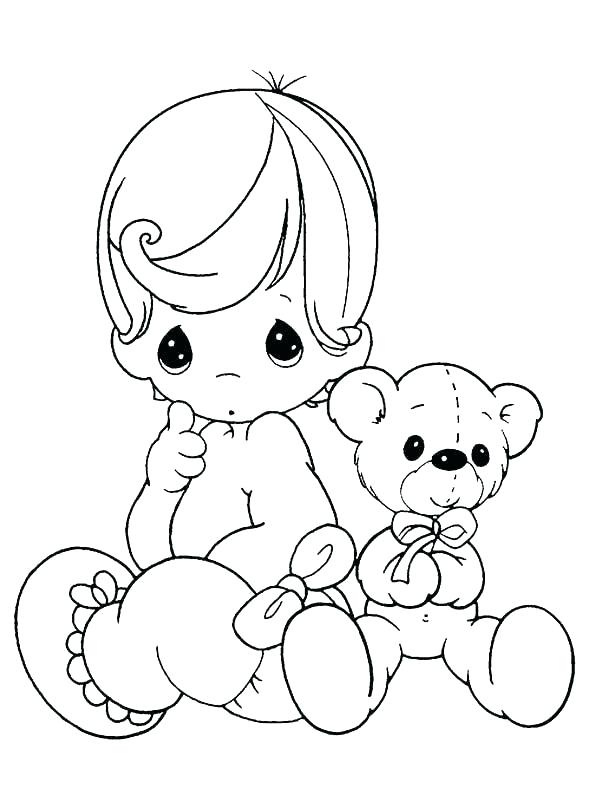 600x806 Precious Moments Baby Coloring Pages Cute Baby Coloring Pages Cute