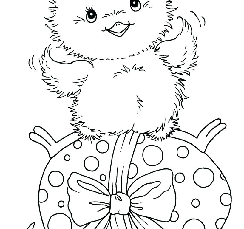 818x768 Coloring Pages For Baby Chicks
