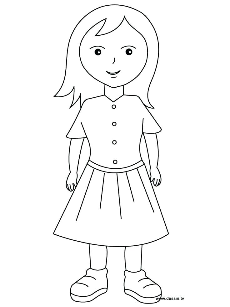 736x981 Girl Pictures To Color