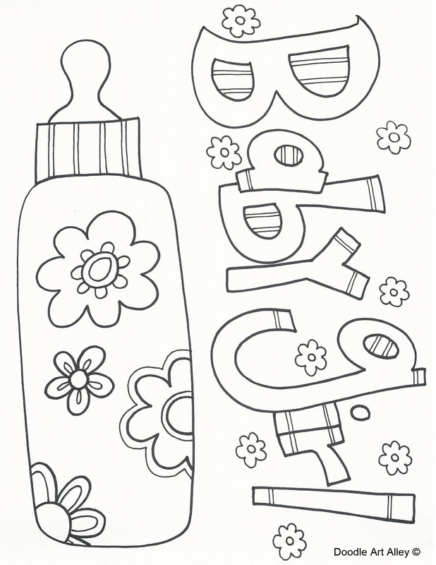 618x800 Baby Girl Coloring Pages Ba Coloring Pages Doodle Art Alley Blank