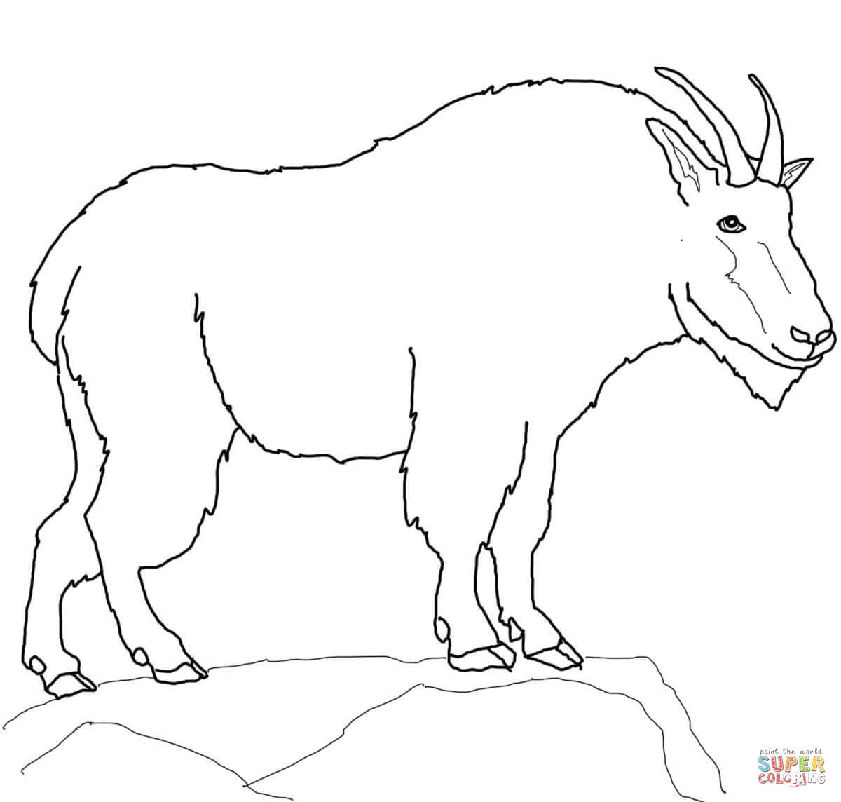 1200x1144 Compromise Boer Goat Coloring Pages Terrific B