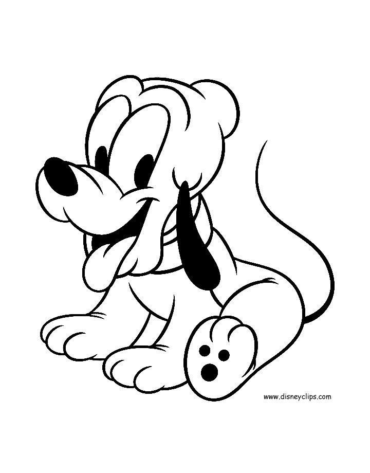 720x920 Goofy Coloring Pages Lovely Disney Babies Printable Coloring Pages