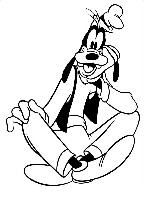 567x794 Goofy Coloring Pages To Print Best Of Baby Goofy Coloring Pages