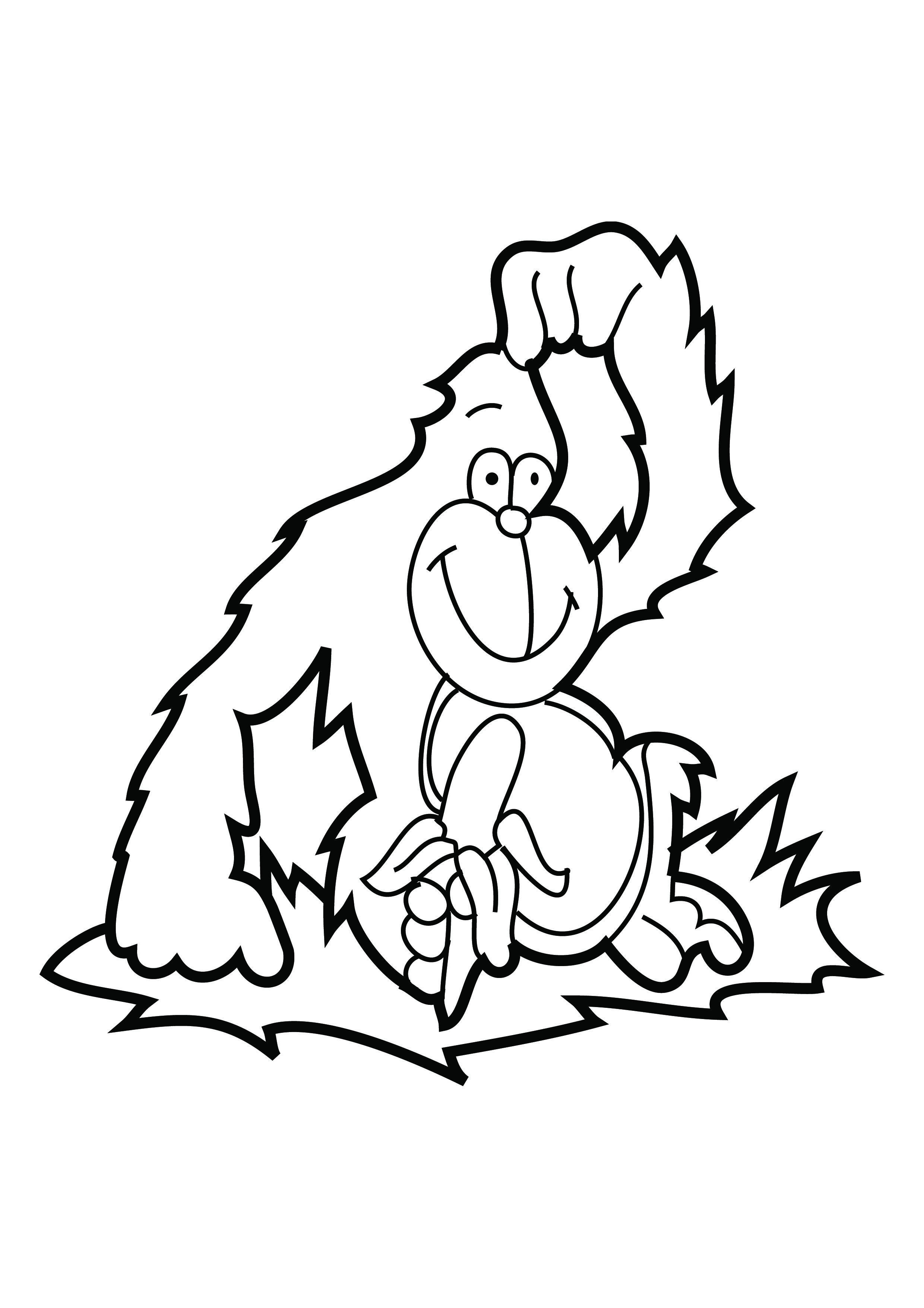 2480x3508 Gorilla Coloring Pages