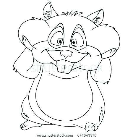 450x470 Cute Hamster Coloring Pages Realistic Hamster Coloring Pages