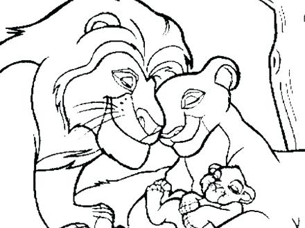 440x330 Baby Hippo Coloring Pages Lion Cute