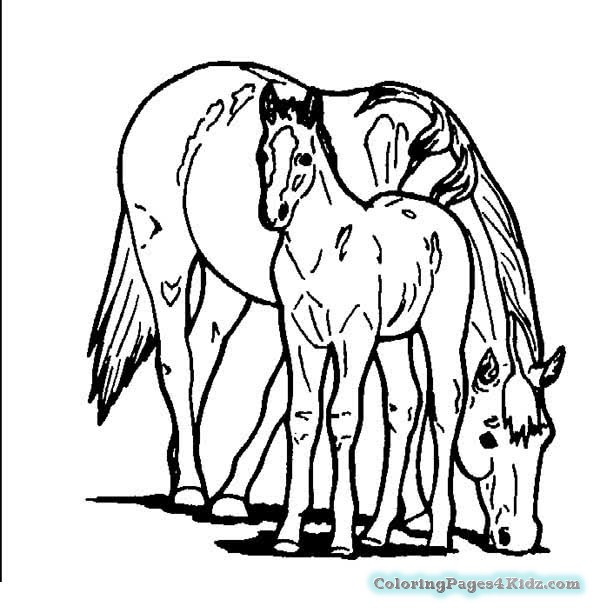 600x613 Coloring Pages Of A Horse Of A Newborn Baby Coloring Pages For Kids