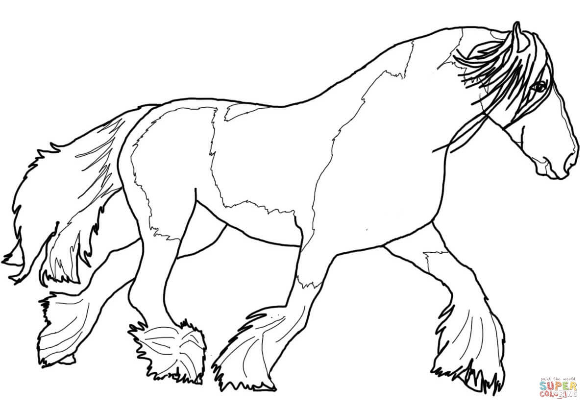 1200x835 Paint Horse Coloring Pages