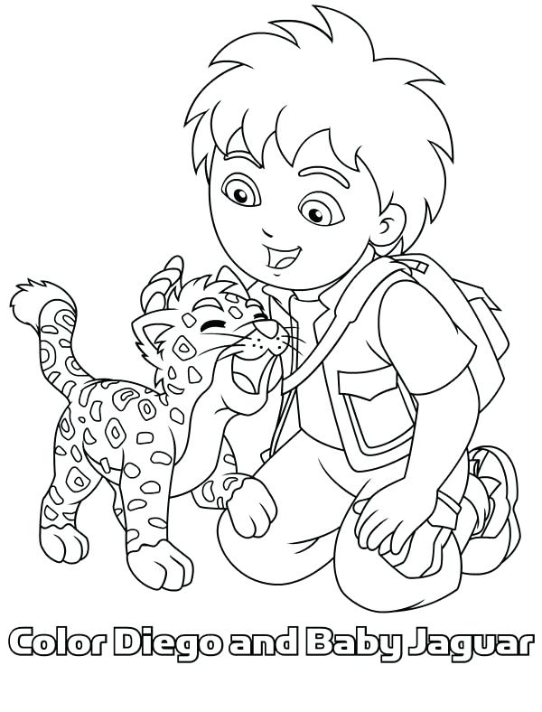 600x788 Baby Jaguar Coloring Pages Baby Jaguar Love In Go Go Coloring Page