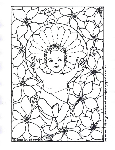 375x488 Little Jesus And Me Baby Jesus Coloring Page Kids