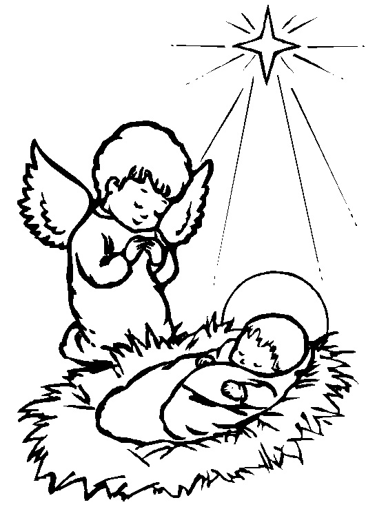 531x739 Baby Jesus Coloring Pages