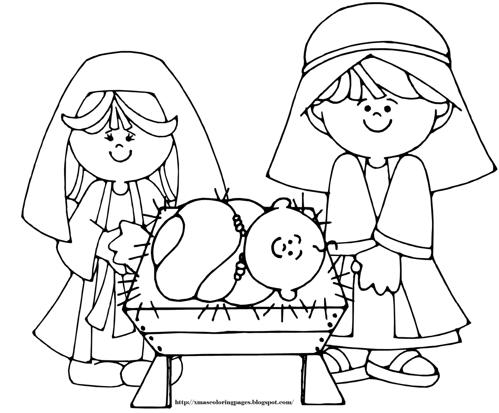 1600x1325 Ba Jesus Coloring Pages Excellent Nativity With And Page Baby