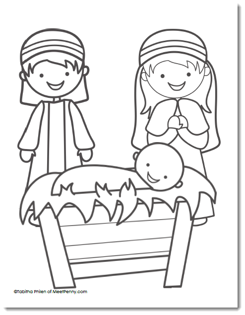 494x634 Nativity Coloring Pages