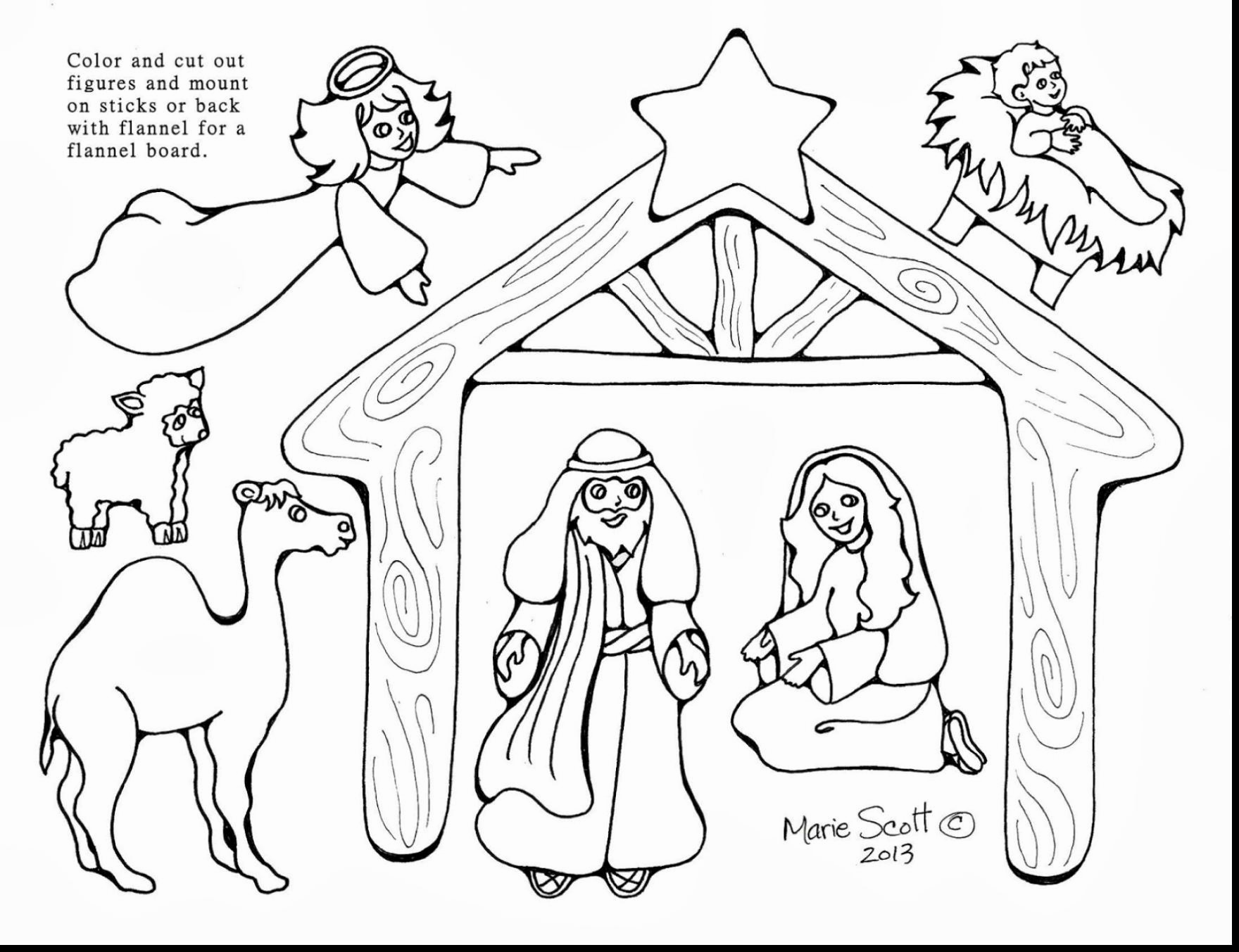 1760x1353 Nativity Scene Coloring Pages Elegant Baby Jesus Manger Coloring