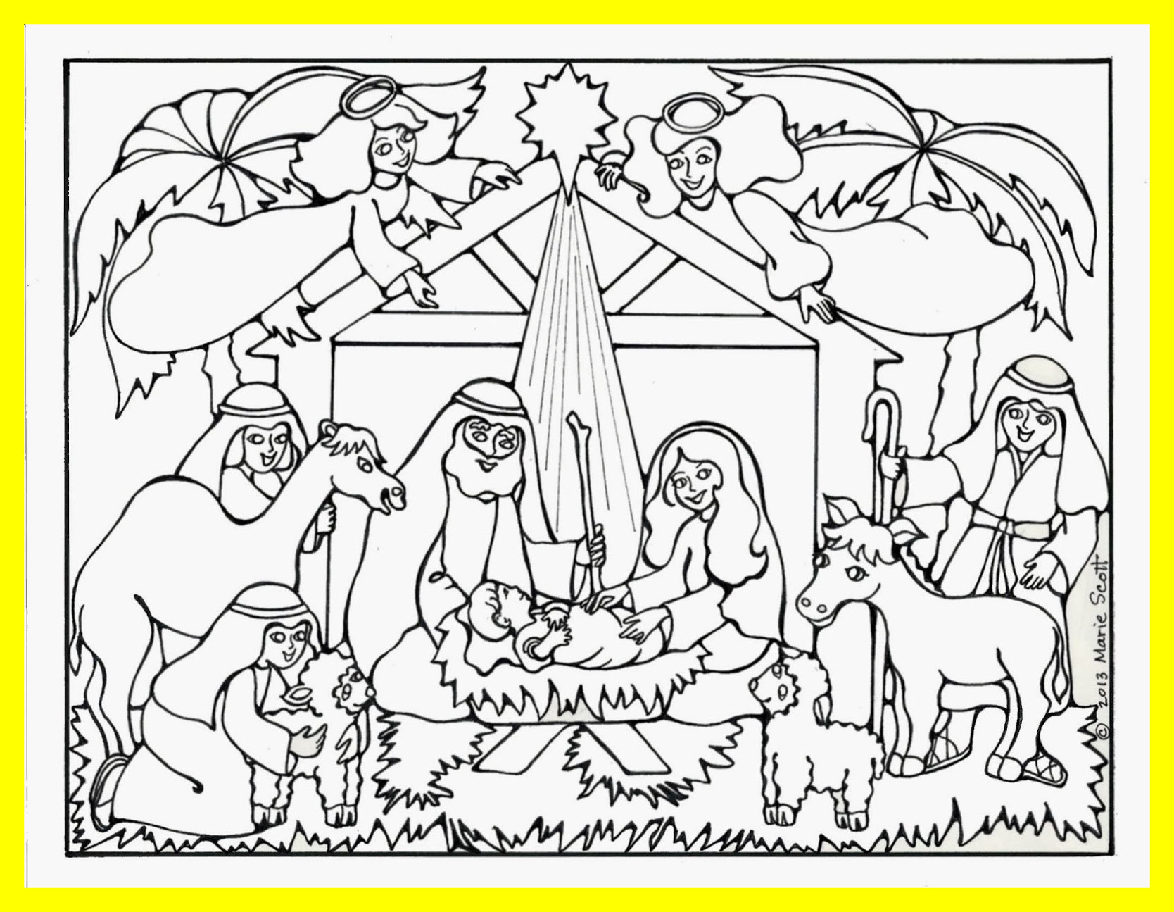 1668x1295 Marvelous Baby Jesus Coloring Pages Rallytv Org Pics For Nativity