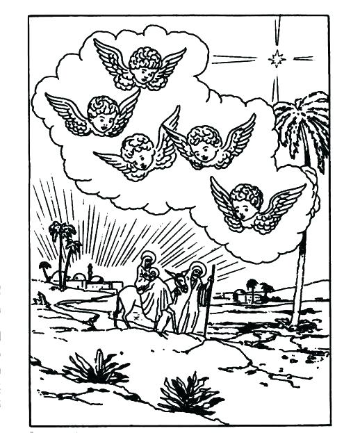 518x623 Jesus In Manger Coloring Page