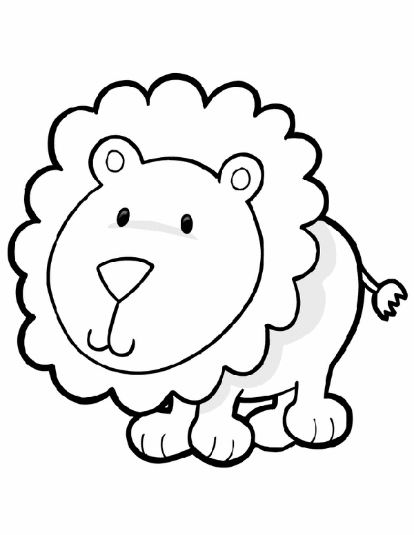 600x776 Jungle Animals Coloring Pages