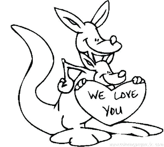 650x582 Kangaroo Color Page Kangaroo Coloring Pages Kangaroo Coloring