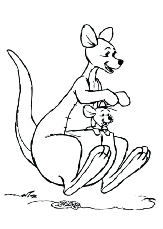 650x912 Kangaroo Coloring Pages Free Kangaroo Coloring Pages For Kids Baby