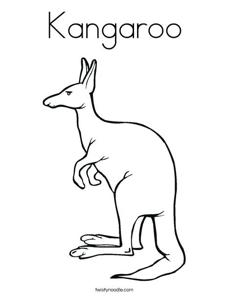 468x605 Kangaroo Coloring Pages Kangaroo Coloring Page Baby Kangaroo
