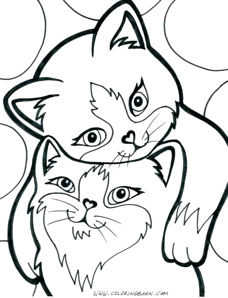 736x960 Cute Kittens Coloring Pages Cute Kittens Coloring Pages Kitten