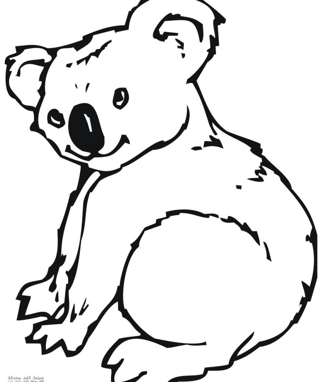 Cute Koala Bear Coloring Pages Coloring Pages