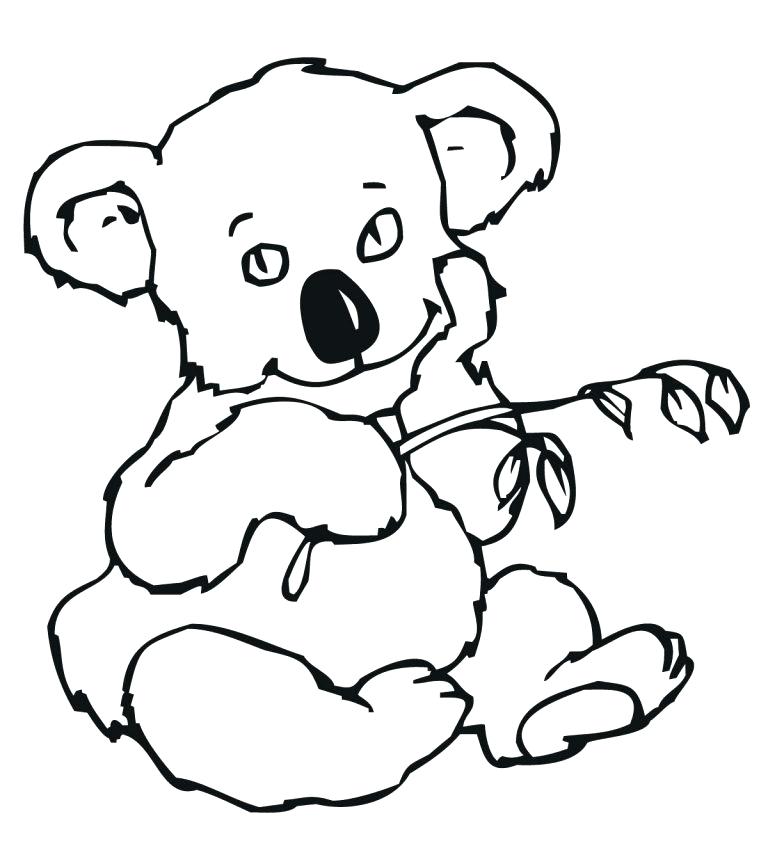 768x864 Koala Coloring Page Baby Koala Bear Coloring Pages Ballet Free
