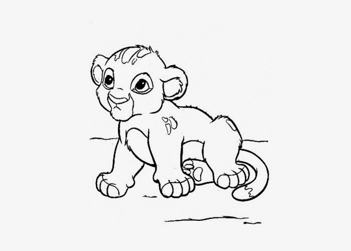 700x500 Baby Lion Coloring Page Free Coloring Pages And Coloring Books