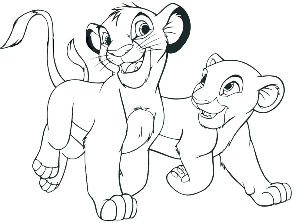 970x733 Lion King Printable Coloring Pages Baby Lion Coloring Pages Lion