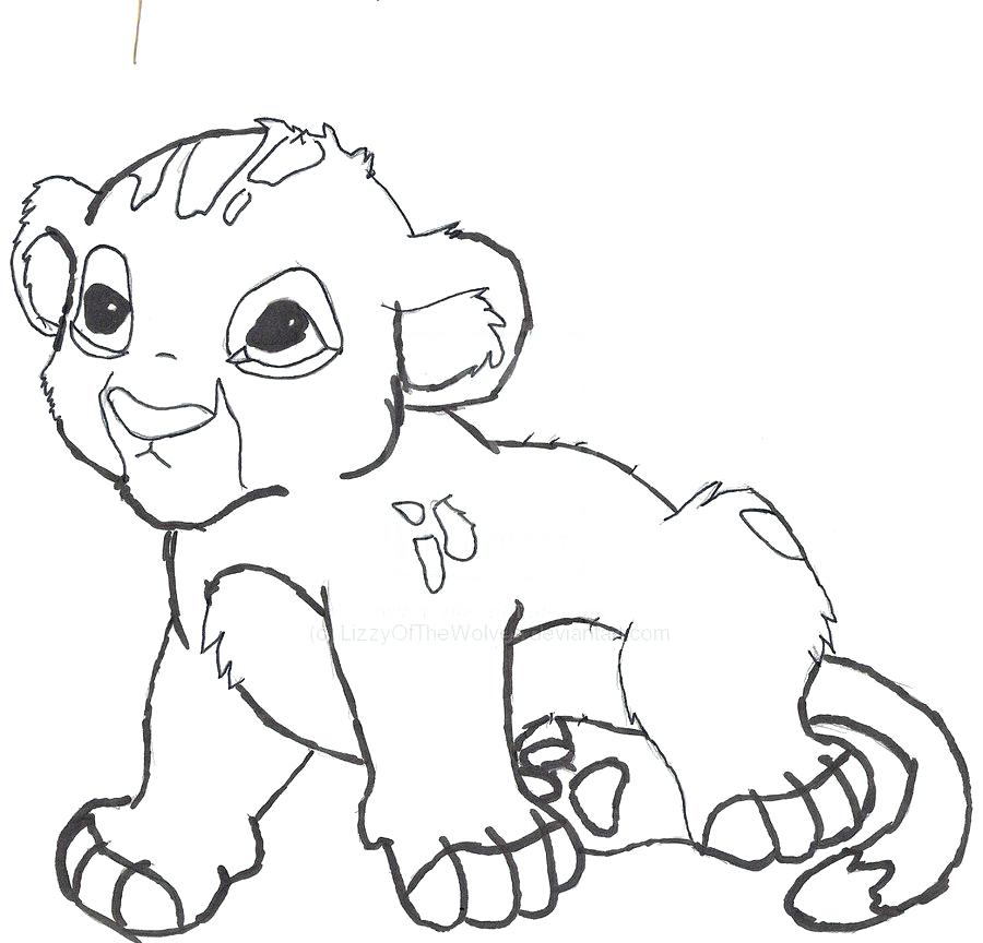 900x864 Baby Lion Coloring Pages Lion Colouring Pictures Baby Lion