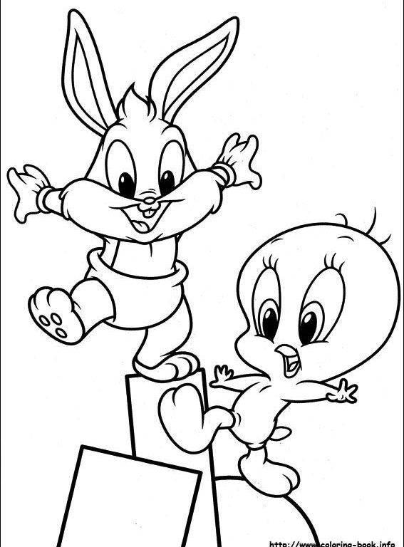 567x768 Looney Tunes Coloring Pages Baby Looney Tunes Coloring Picture