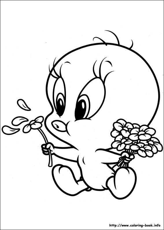 567x794 Baby Looney Tunes Coloring Picture