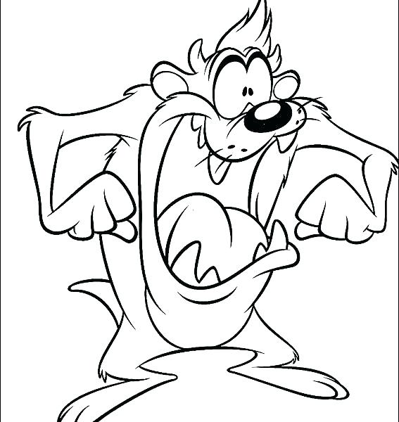 567x600 Baby Looney Tunes Coloring Pages Tunes Coloring Books Together